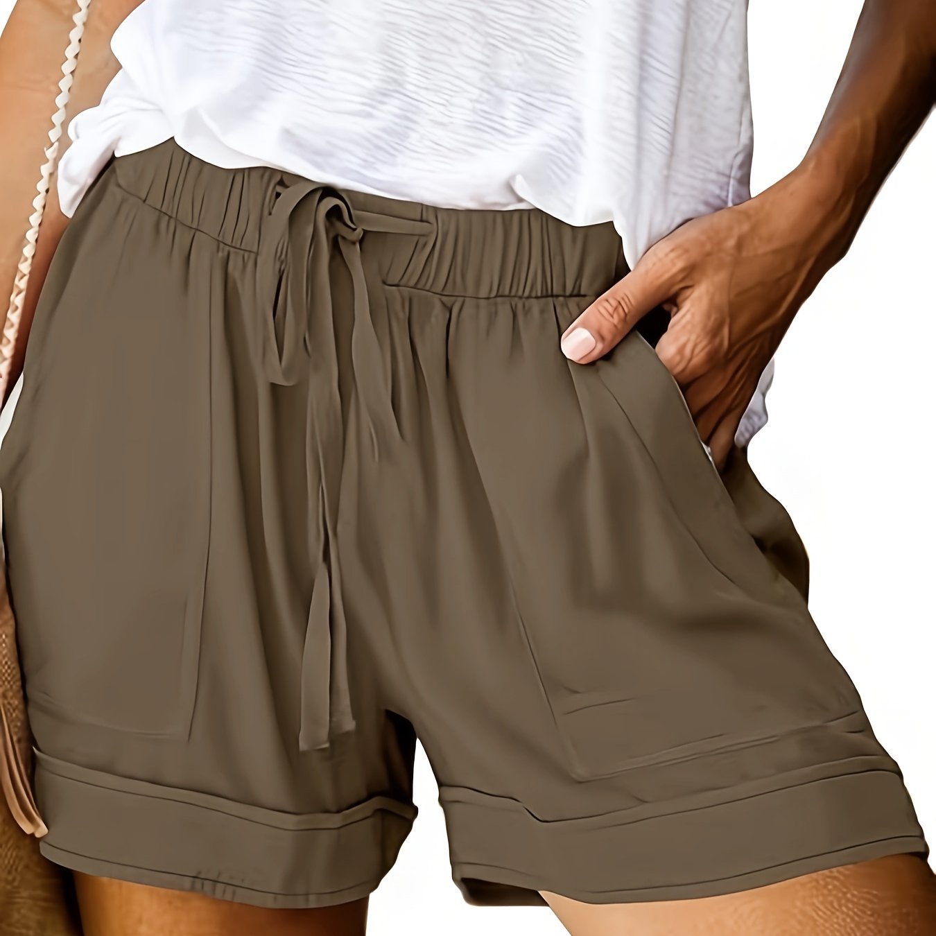 Shorts Holgados con Cordón Ajustable