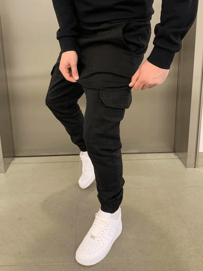 Pantalón Jogger Cargo Confort - Negro