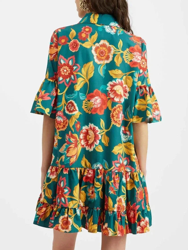 Minivestido con estampado floral Grace Unique