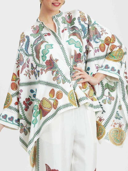 Conjunto Estampado Florales Y Frutas