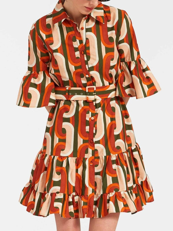 Minivestido elegante y atrevido con cintura caída