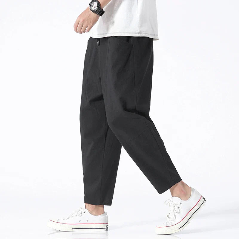 Pantalones cortos de lino Kyoto