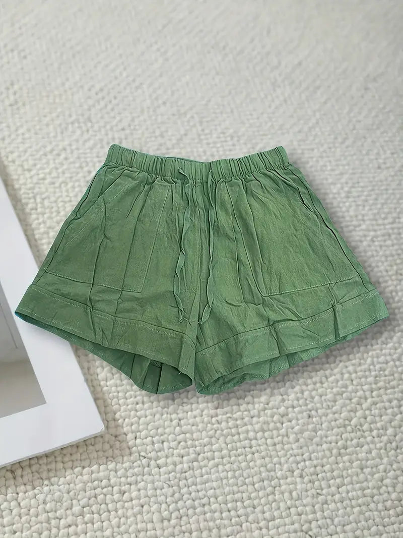 Shorts Holgados con Cordón Ajustable