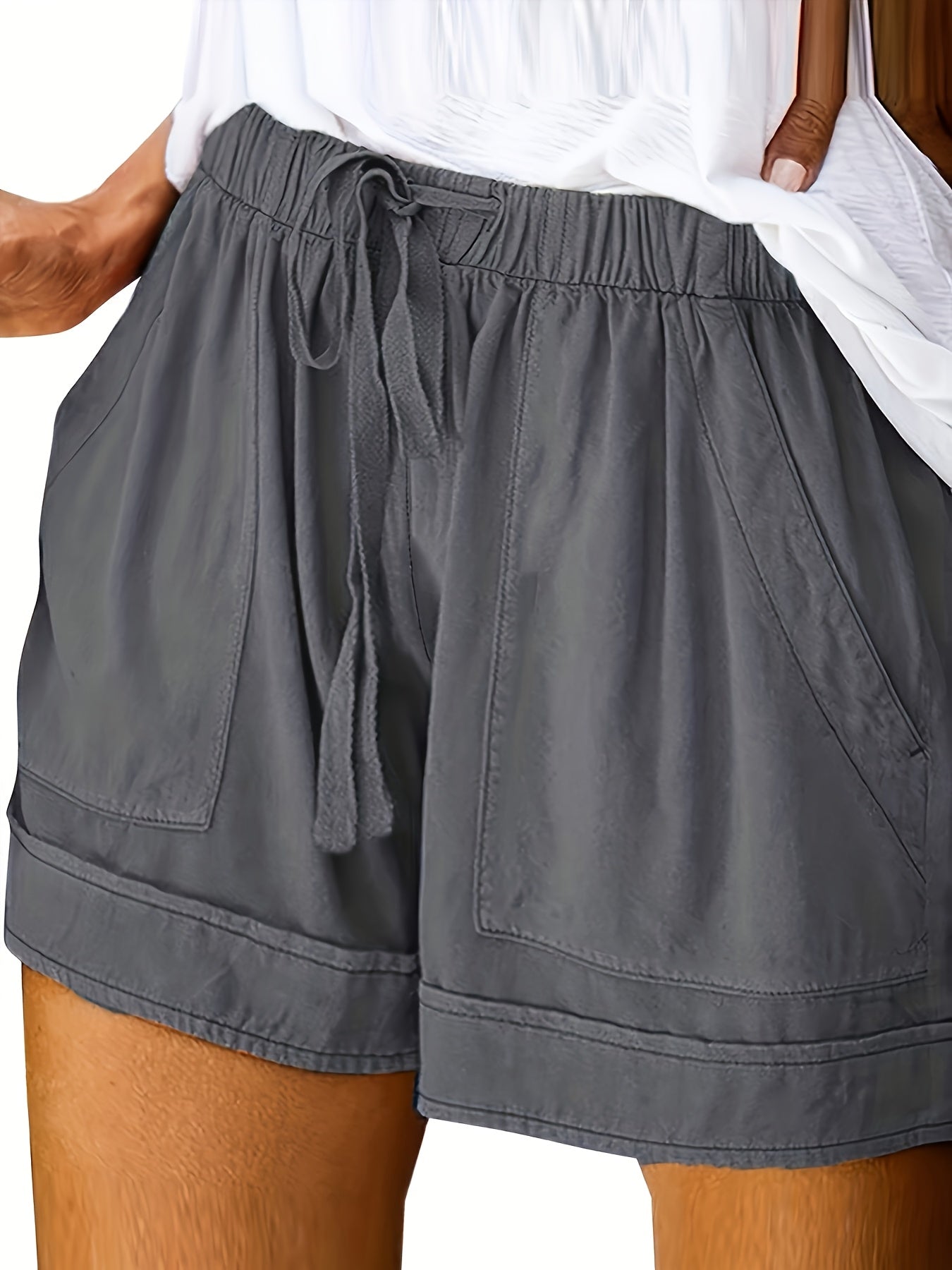 Shorts Holgados con Cordón Ajustable