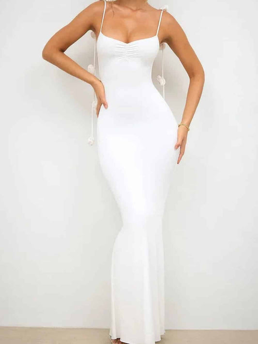 Vestido Largo Ajustado sin Espalda