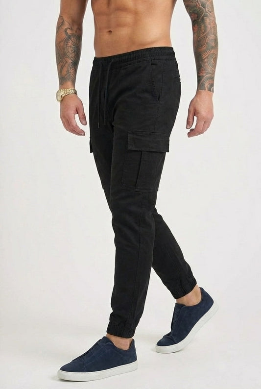 Pantalón Jogger Cargo Confort - Negro