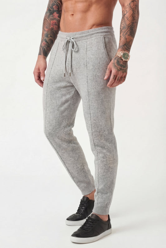 Pantalones Cloud Merino - Gris claro