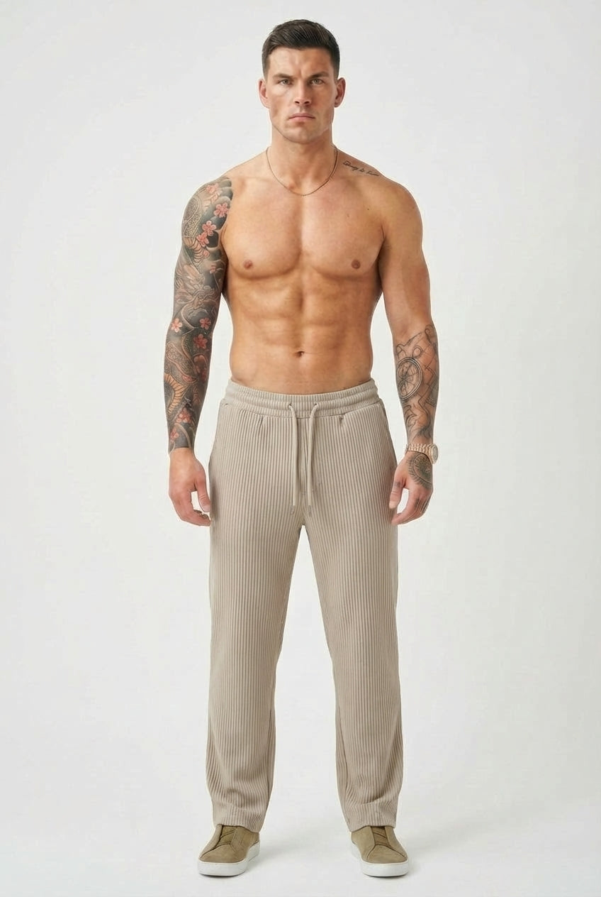 Pantalón de Punto Relax Fit 'Monaco'