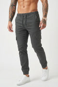 Pantalón Jogger Cargo Confort - Gris Claro