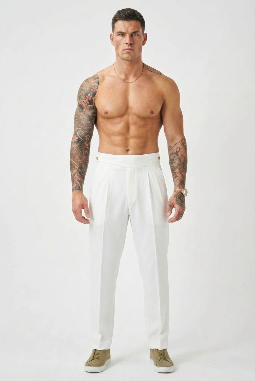 Pantalones Lockhart - Blanco