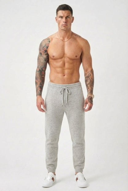 Pantalones Cloud Merino - Gris claro