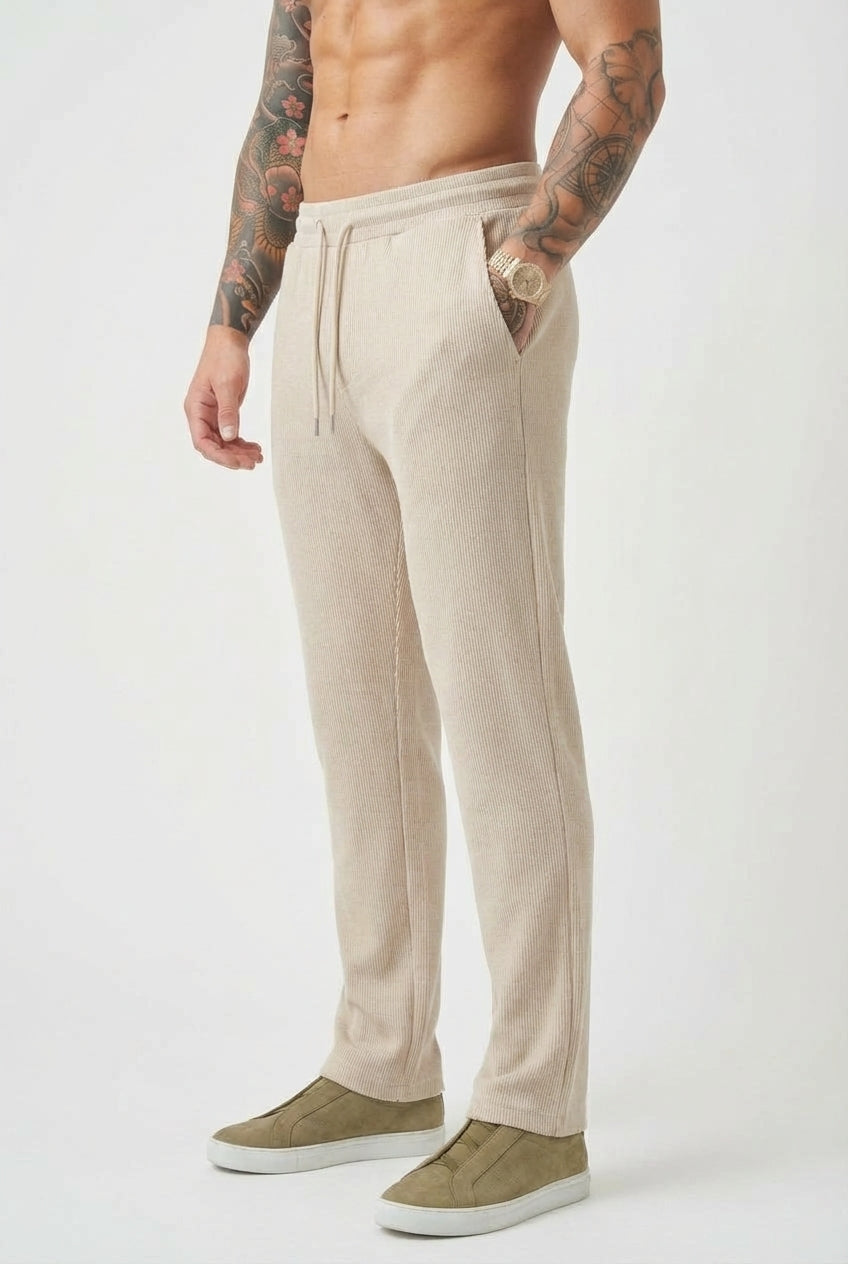 Pantalón de Punto Relax Fit 'Monaco'