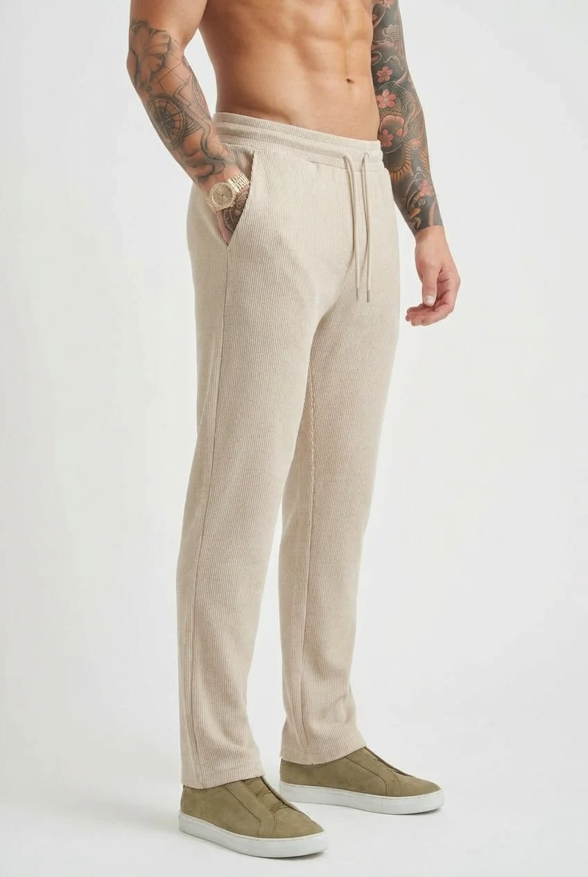 Pantalón de Punto Relax Fit 'Monaco'