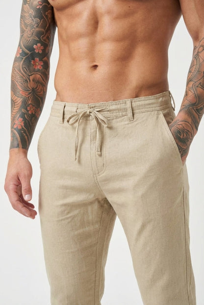 Pantalones de lino Coastal Ease