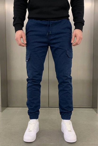 Pantalón Jogger Cargo Confort - Azul Marino