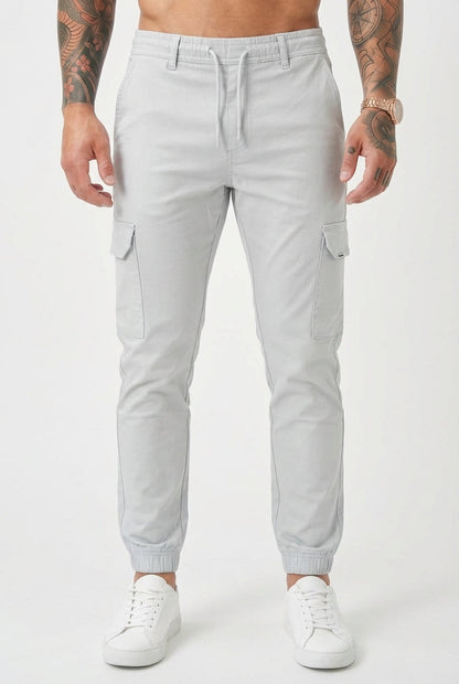 Pantalón Jogger Cargo Confort - Tono Piedra