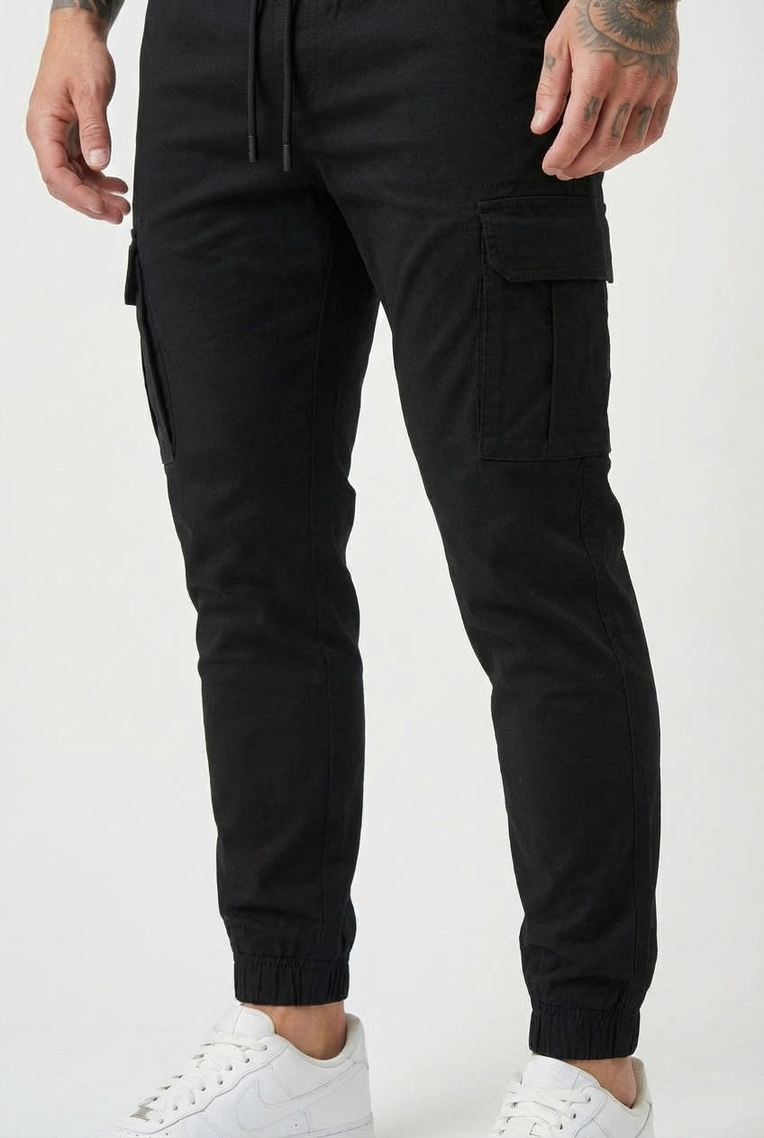Pantalón Jogger Cargo Confort - Negro