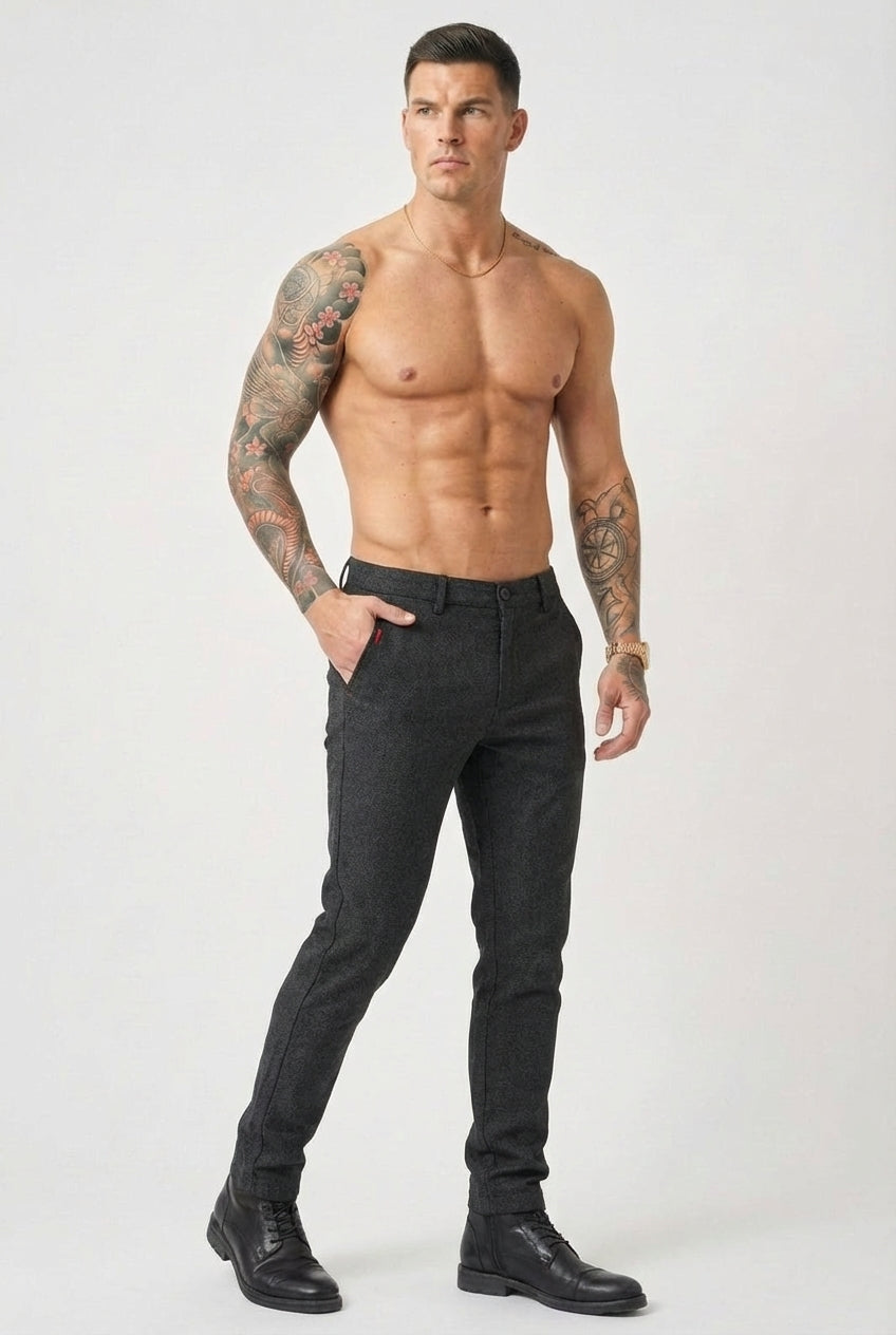 Pantalones Luca Slim Fit - Negro