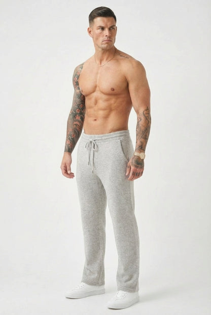 Pantalones Cloud Merino - Gris claro