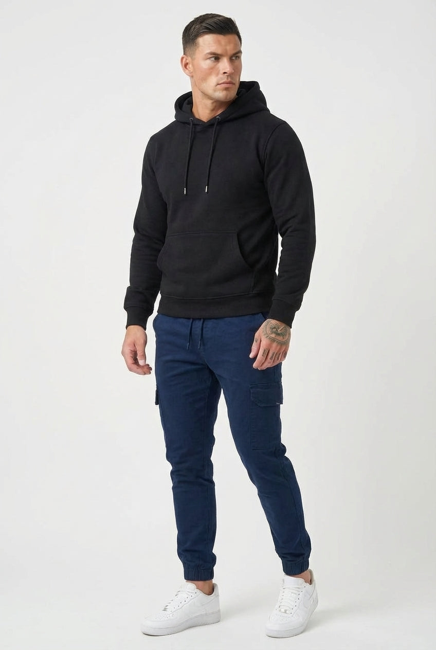 Pantalón Jogger Cargo Confort - Azul Marino