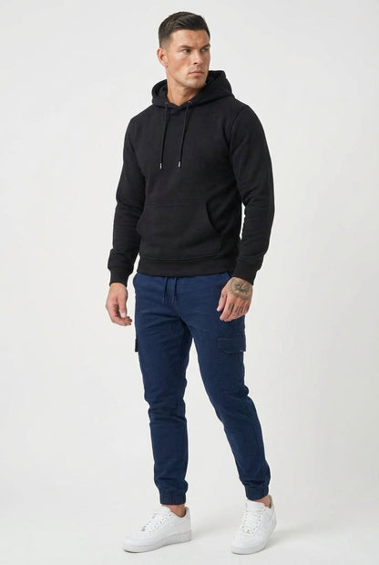 Pantalón Jogger Cargo Confort - Azul Marino