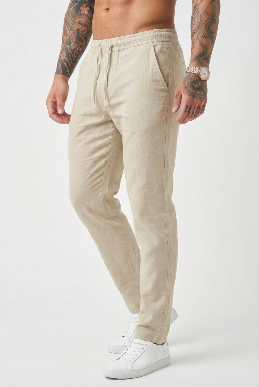 Pantalones de lino Coastal Ease