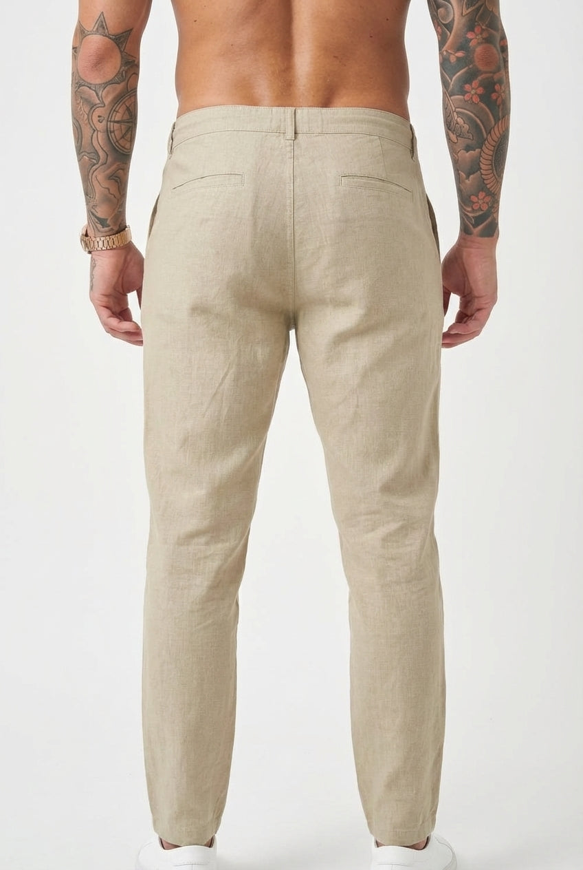 Pantalones de lino Coastal Ease