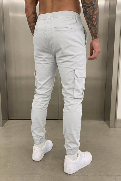 Pantalón Jogger Cargo Confort - Tono Piedra